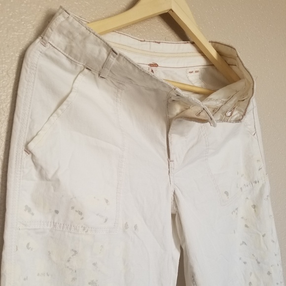 💐FP💐Ivory Splatter Wide Pants - Picture 5 of 6